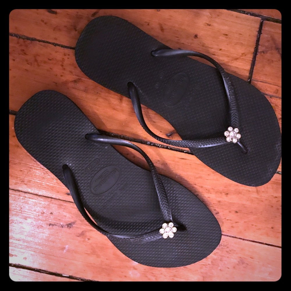 Havaiana slims with diamonds high fashion sandal